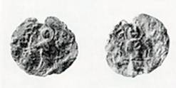 Seal of the Grand Duke of Tver and Vladimir Yaroslav Yaroslavich with the image of St.  Theodora and Athanasius.  XIII century